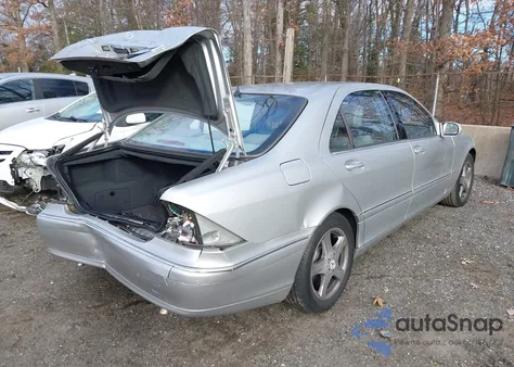 2004 Mercedes-Benz S 430 z USA, uszkodzony, nr VIN WDBNG70JX4A413836